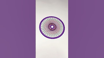 Relaxing ASMR Spirograph Patterns | Calming Art for Deep Relax! #art #shorts #spirograph #trending