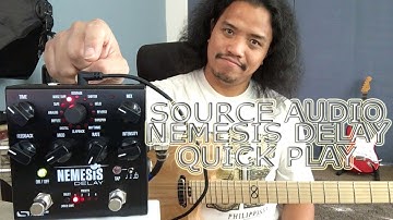 New Pedal Day! Source Audio Nemesis Delay