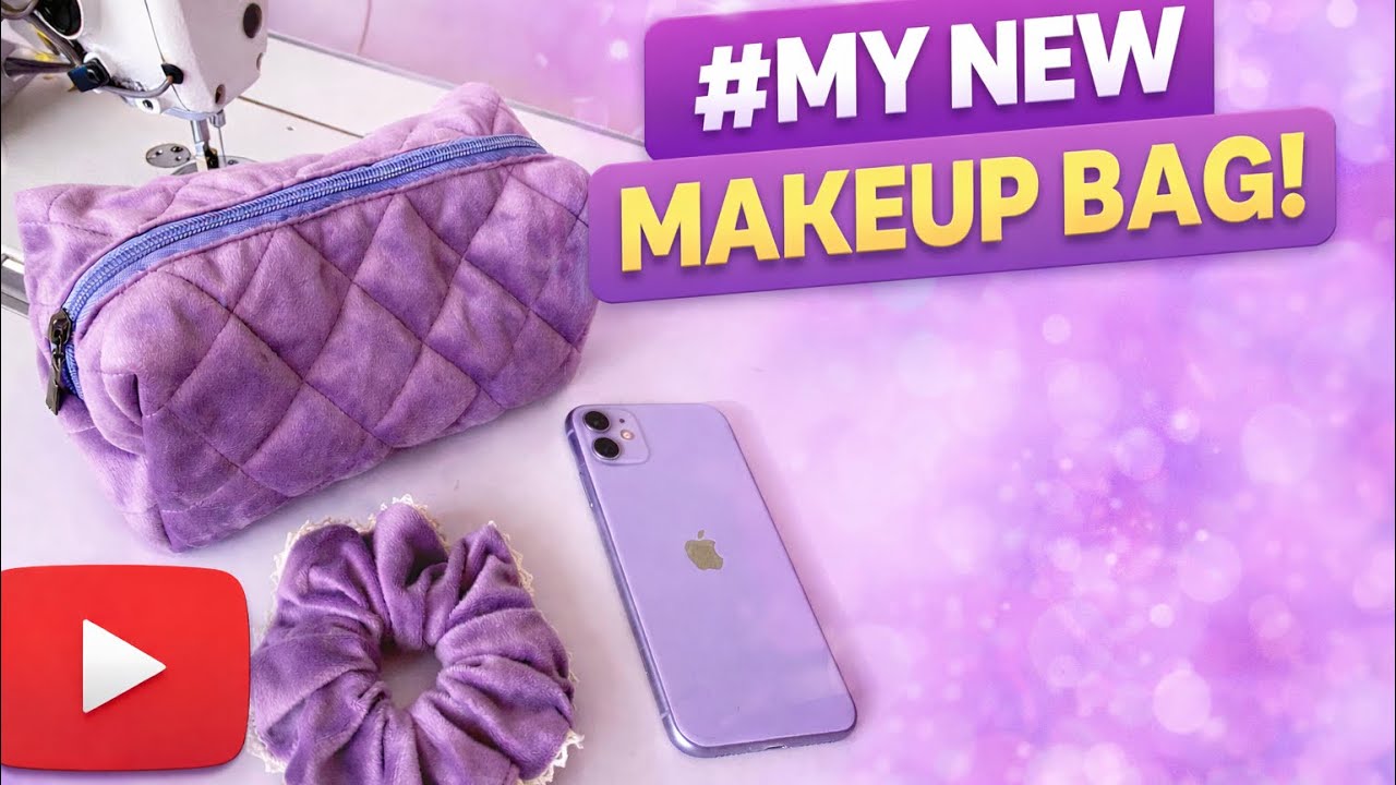 How to Sew a Quilted Makeup Bag | Easy Tutorial for Beginners