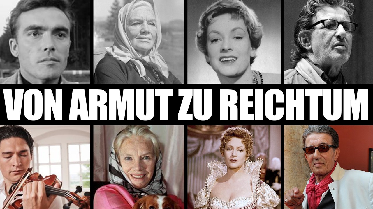 12 Deutsche Schauspieler der 60-80er die in Armen Verhältnissen aufwuchsen