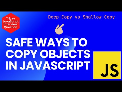 The Key Difference: "Deep Copying and Shallow Copying" in JavaScript