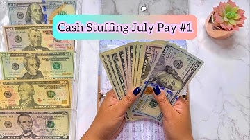 July #1 Cash Envelope Stuffing | Cash envelopes & sinking funds