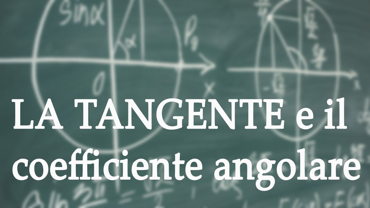 Tangente e coefficiente angolare. Secante, cosecante, cotangente. Goniometria p.5