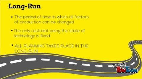 Long-run vs. Short-run