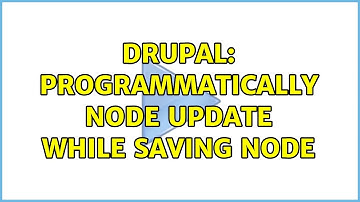 Drupal: Programmatically node update while saving node (3 Solutions!!)