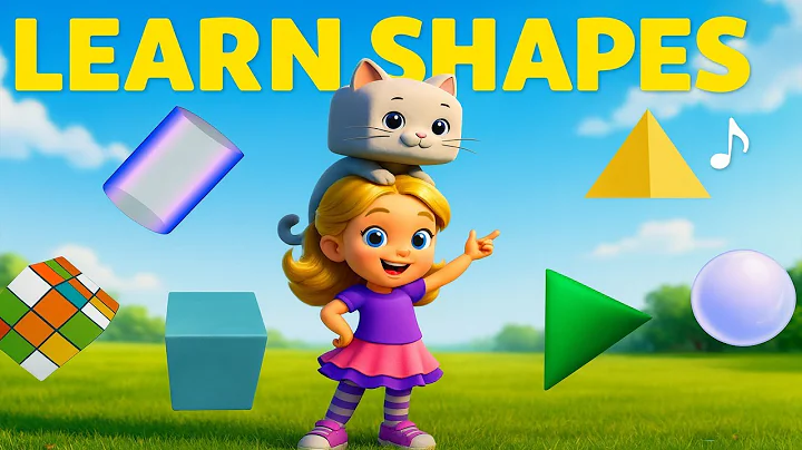 Shapes Song for Children 🎶| Cube, Pyramid, Sphere & More #kids #learnshapes #babysongs #babylearning