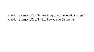 Introducing method overloading