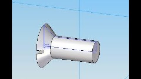 HOW TO DESIGN SCREW JACK USING SOLID EDGE: PART 7 SCREW