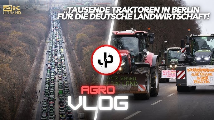 Traktor Streik Deutschland 🚜😂 #fy #traktor #hupsound