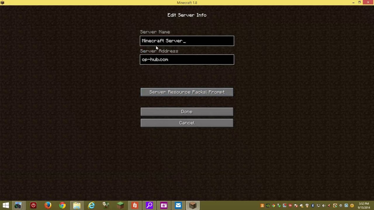 Minecraft server ip adress 4 - YouTube