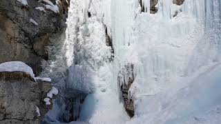 Johnston Canyon in winter - Upper Falls (Part 1)