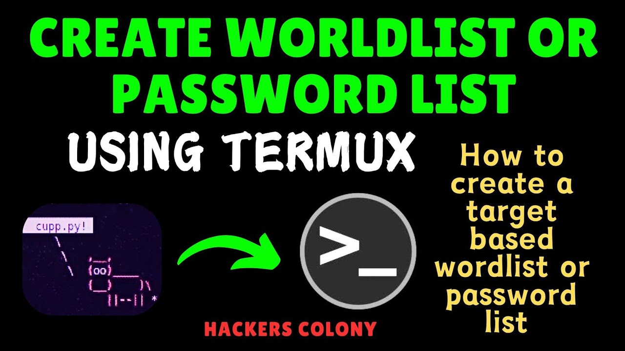 How to Install CUPP Tool and Generate Target Based Passlist or Wordlist ...