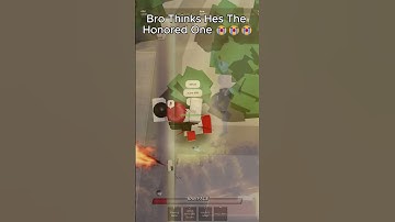 Bro thinks hes the honored one 😭😭  #thestrongestbattlegrounds #roblox