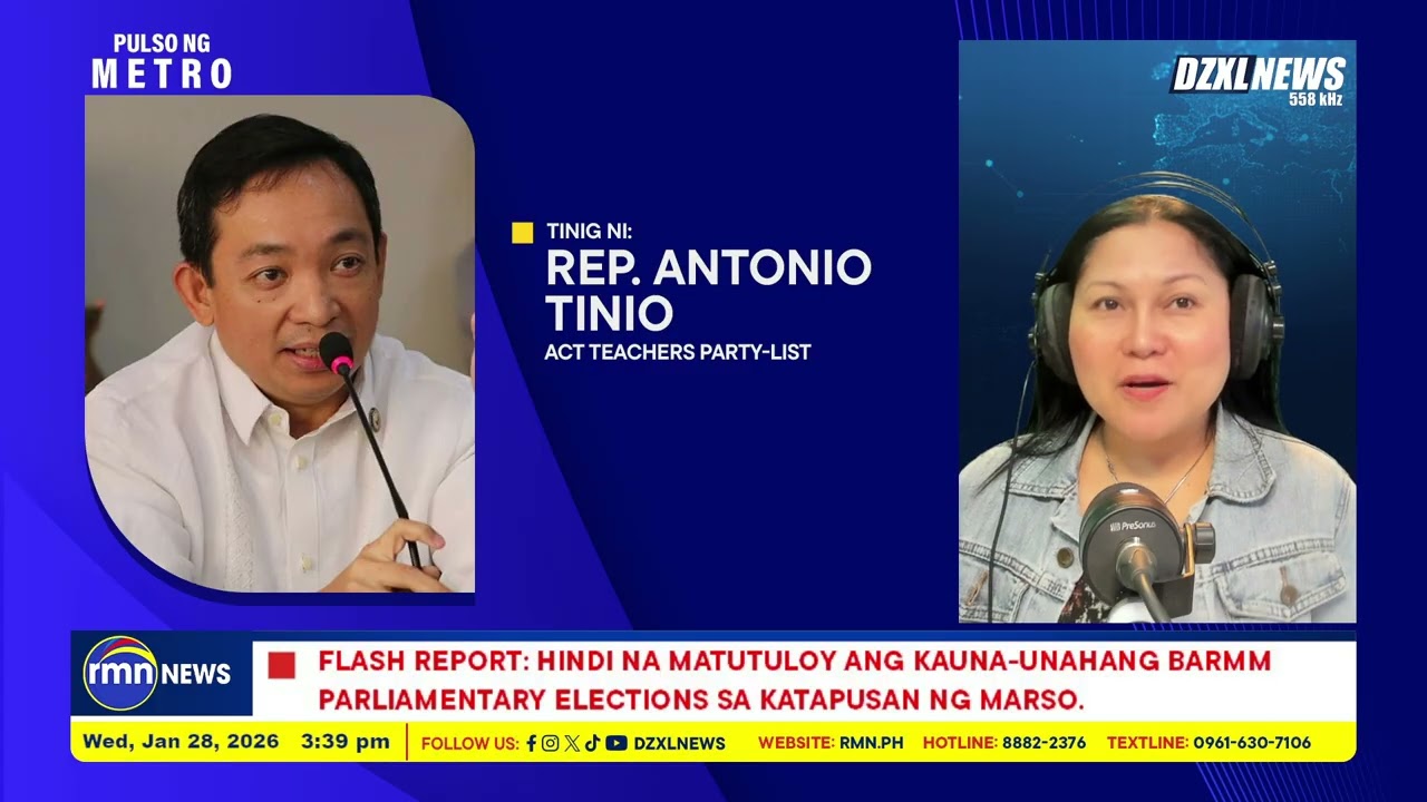 Nasa senado ang pinaka matinding konsentrasyon ng Anti-Dynasty Bill —Tinio | DZXL News