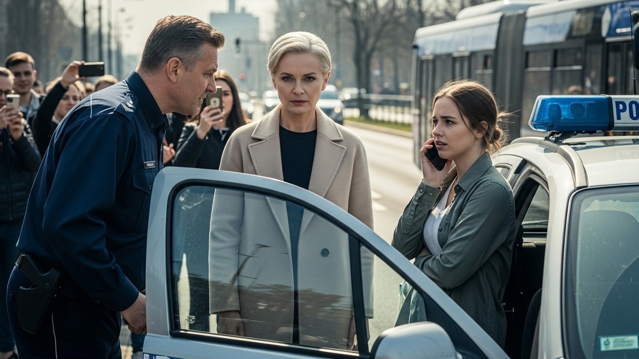 Arogancja policjanta nie znała granic. Aż na miejsce przyjechała ONA i policjant zbladł