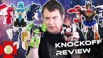 6 TRANSFORMERS Combiner Knock Offs – UNDERSIZED! – Review