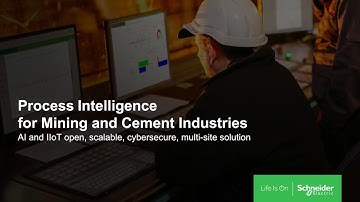 AI and IIoT Process Intelligence Solution for Mining and Cement | Schneider Electric