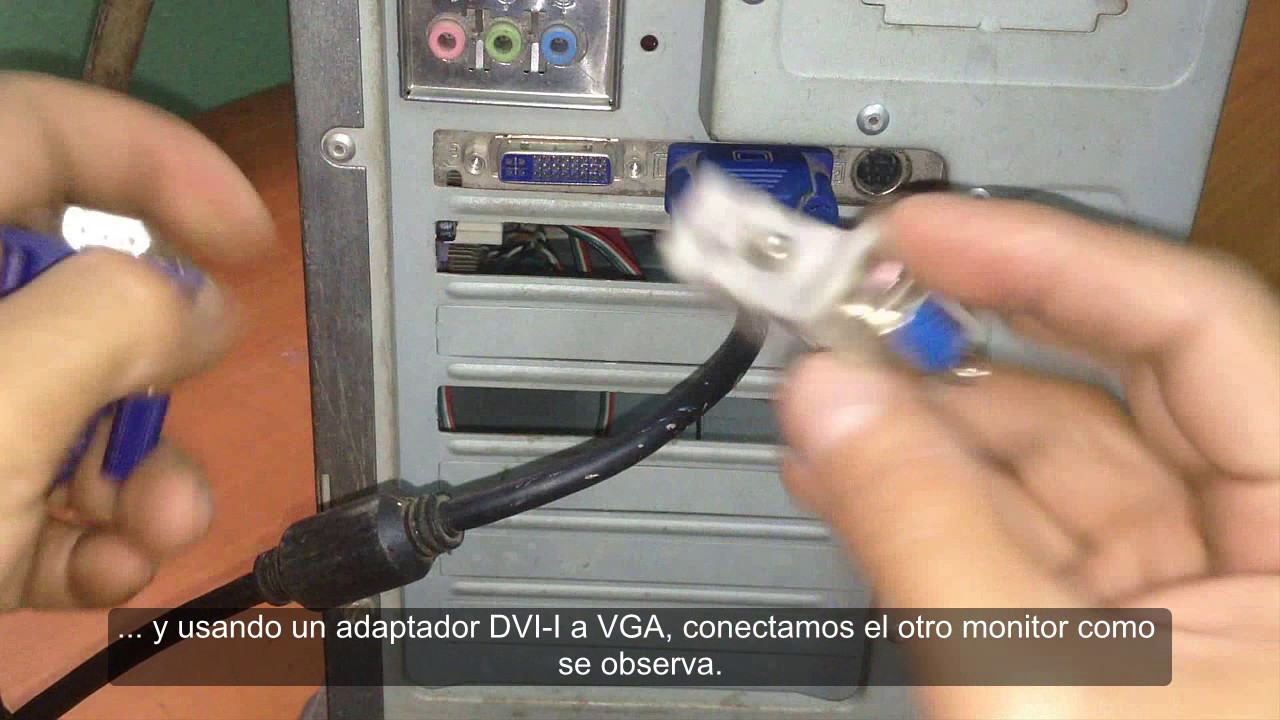 Como extender escritorio del computador a dos monitores - YouTube