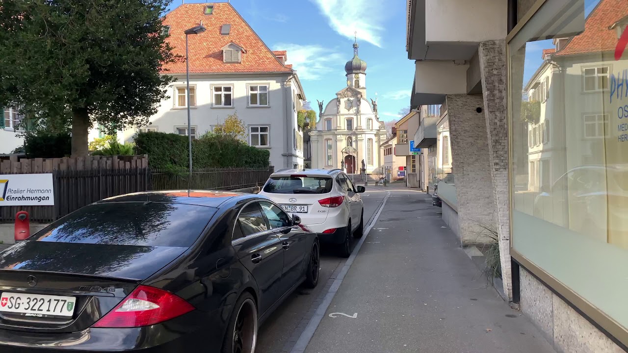 4K Walking SWITZERLAND (RORSCHACH) 🔥🇨🇭