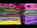 How to fold a saree perfectly|| Neat saree folding video