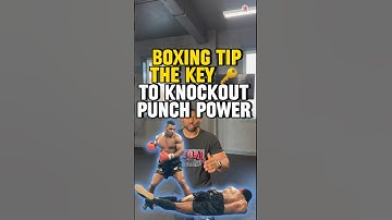 The key to knock out punch power #boxingtips #punchingpower