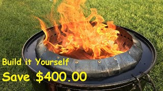 Build a Smokeless Fire Pit Stove with Step-By-Step DIY Instructions