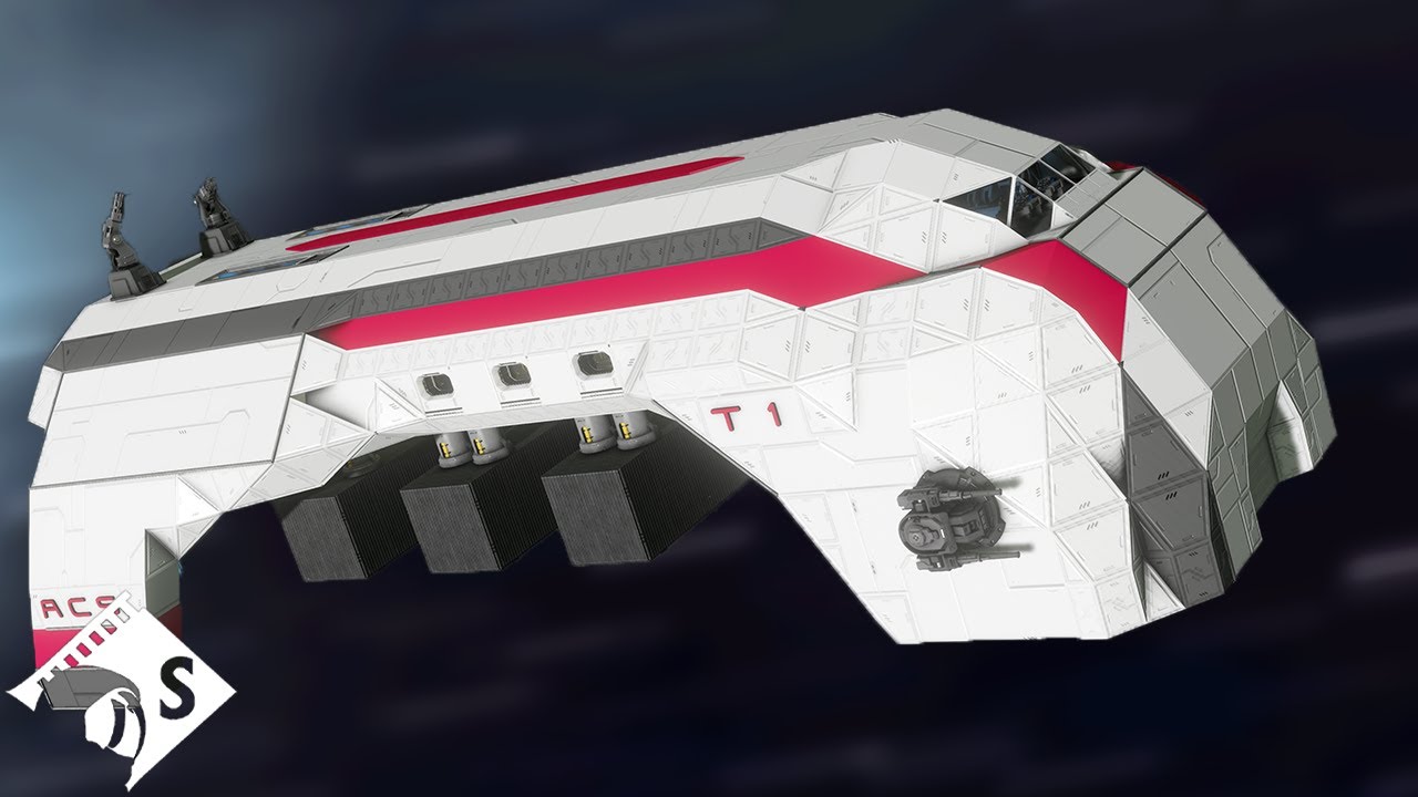 Thumberbirds are Go! - Space Engineers Creative Ship Build - YouTube