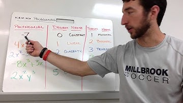 Blackwelder - Math 1 - Naming Polynomials