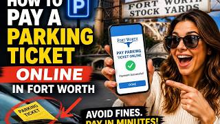 How to pay a parking ticket online in Fort Worth