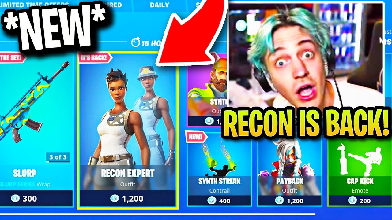 Recon Expert, Fortnite's rarest skin, is in the Item...