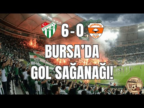 TARAFTAR ÇILDIRDI, GOL YAĞDI! | Bursaspor 6-0 Adanaspor Maç Vlog