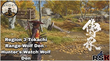 Ghost of Yōtei PS5 #120 - Region 3-Tokachi Range-Wolf Den - Hunter