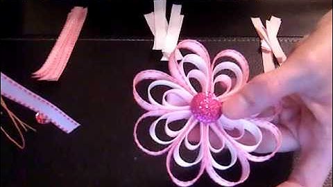 HOW TO: Make a Loopy Flower Bow Tutorial by Just Add A Bow