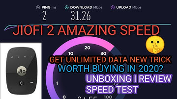 JioFi M2: Unboxing, Internet Speed Test, Review, Unlimited data| Is it worth buying in 2020 ?