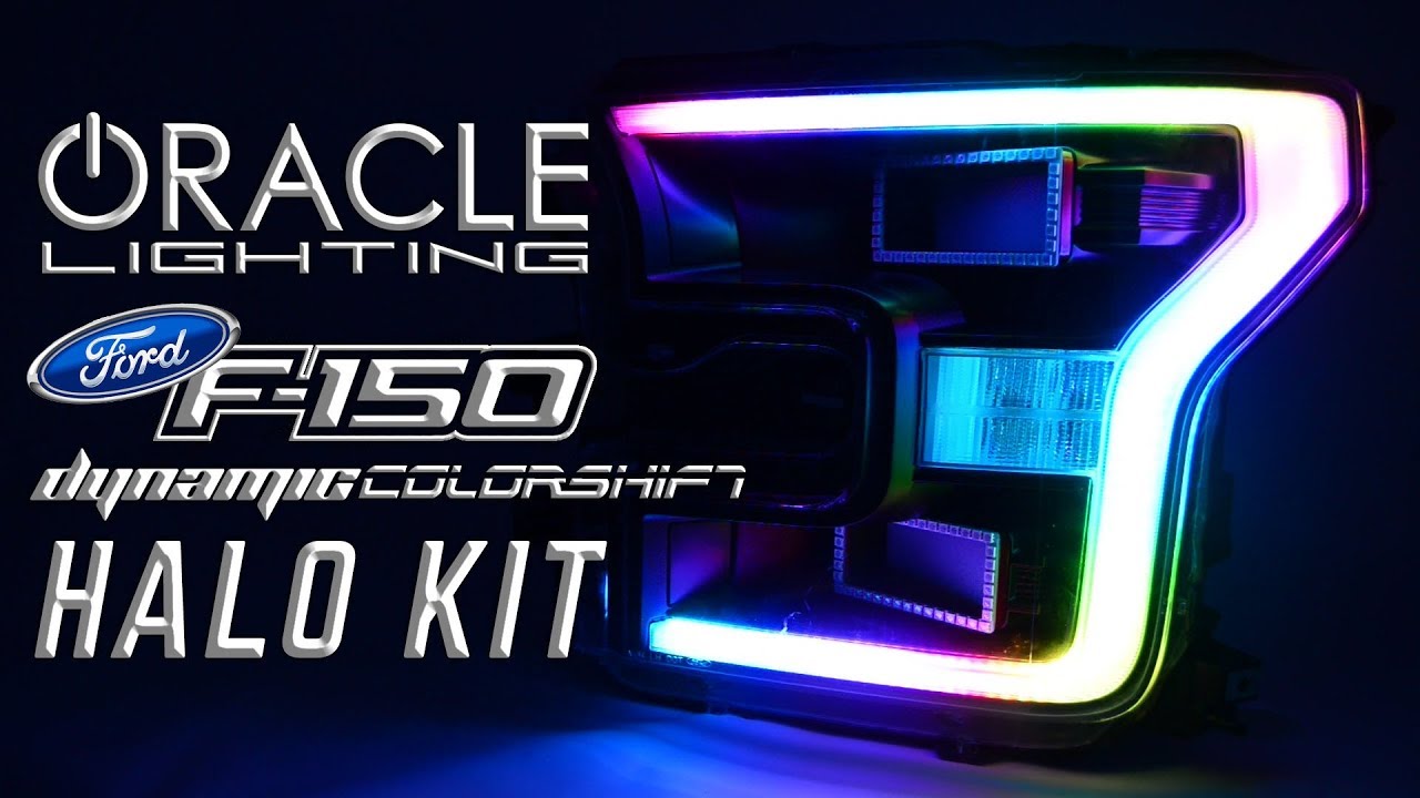 Oracle Lights Ford F 150 Dynamic Colorshift Halo Kit Oracle Lights Ford F 150 Dynamic Colorshift Halo Kit