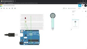 Circuit Diagram | Force Sensor | Tinkercad