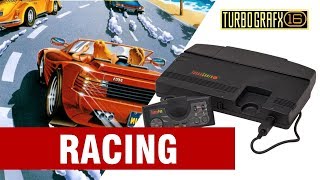 All TurboGrafx-16 / PC Engine Racing Games Compilation - Every Game (US/JP)