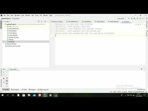 CRUD database MySQL dengan python (menampilkan data tabel)