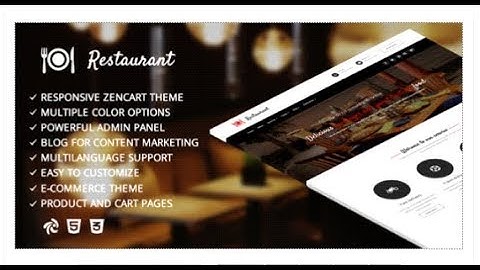 Restaurant – Responsive Zencart Template | Themeforest Templates