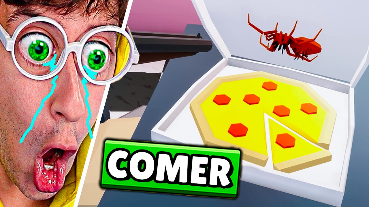 ARAÑAS en mi COMIDA 🕷️🍕 !! (tengo miedo 😭)