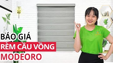 Giá rèm cuốn cầu vồng hàn quốc Modero bao nhiêu tiền 1m2