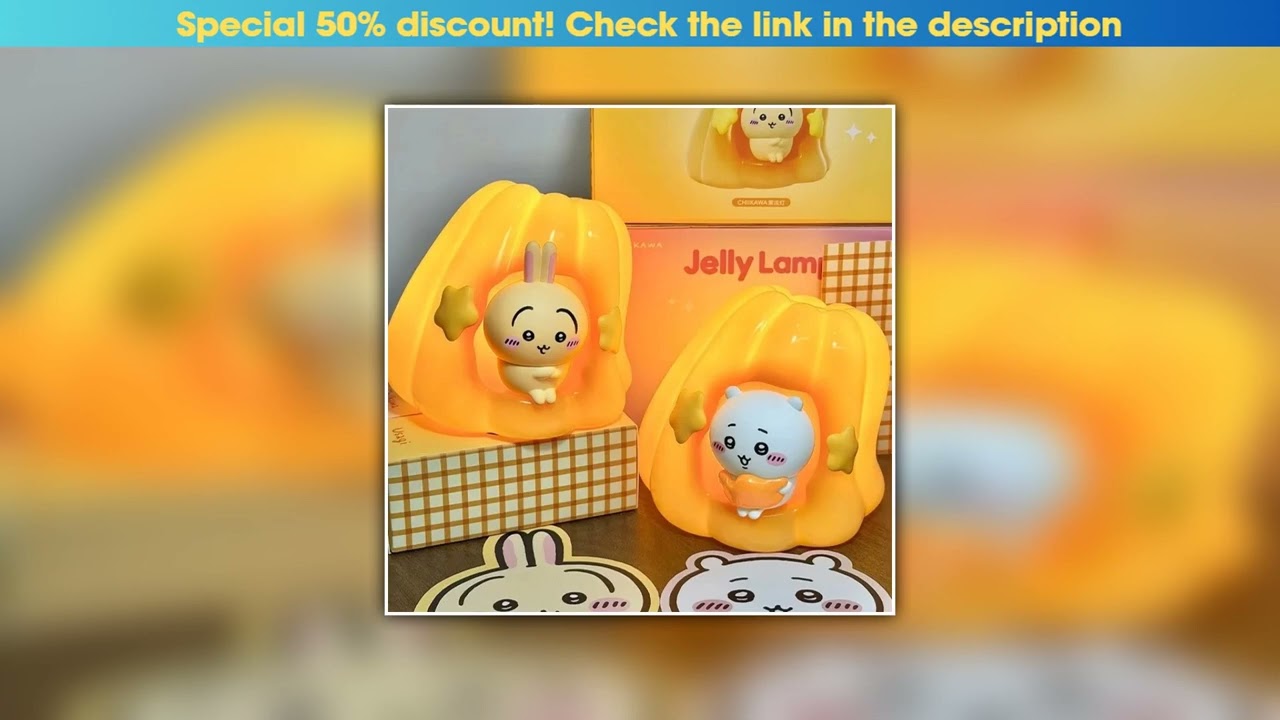 Hot Picks Maktoubu Chiikawa Jelly Lamp Birthday Gift For Girls Christmas Kiikawa Usachi Night Light