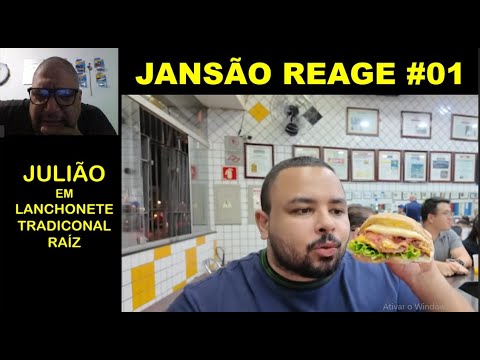 JANSÃO REAGE! JULIO NASCIMENTO na LANCHONETE DO SEU OSWALDO