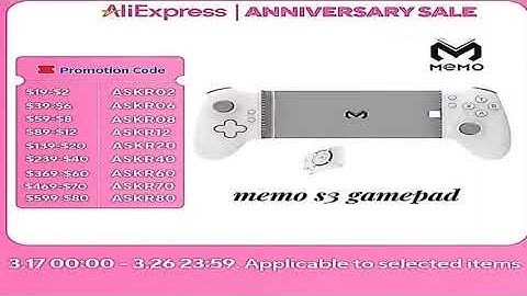 2025 Memo S3 Gamepad Type C Mobile Phone Controller Hall Effect Stick Joystick Android Typ