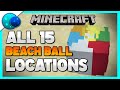 All 15 Beach Ball Hunt Locations Cubecraft Bedrock Edition 2020