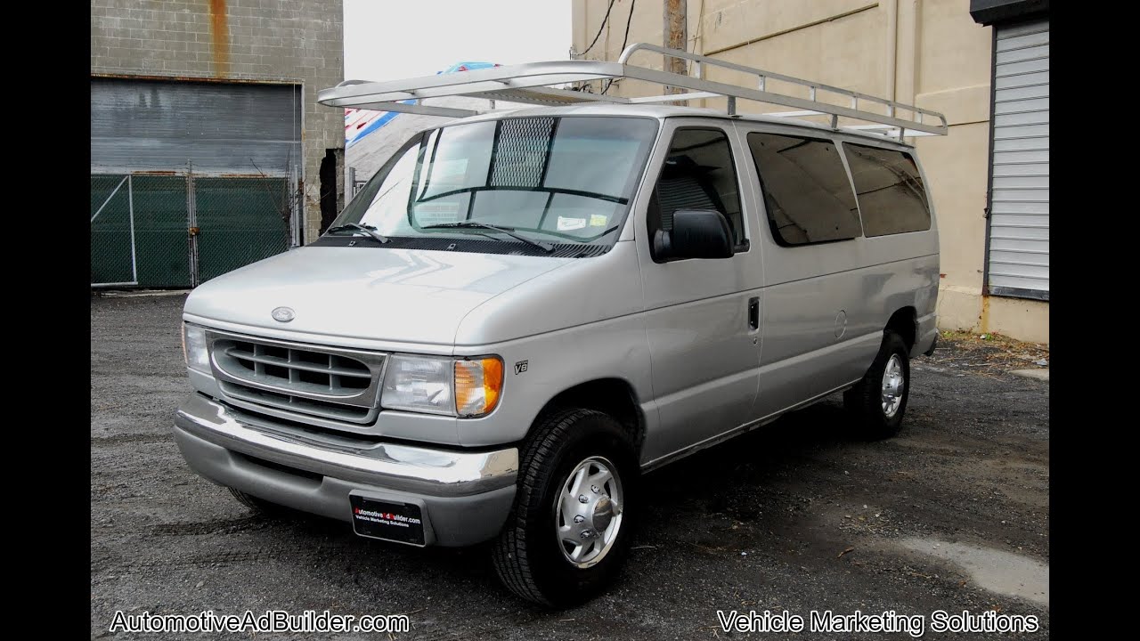 2000 Ford E350 XLT 5.4 Trition V8 Super Duty Cargo Van Econoline Wagon -  YouTube