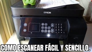 Epson L5190 Como escanear facil y sencillo - YouTube