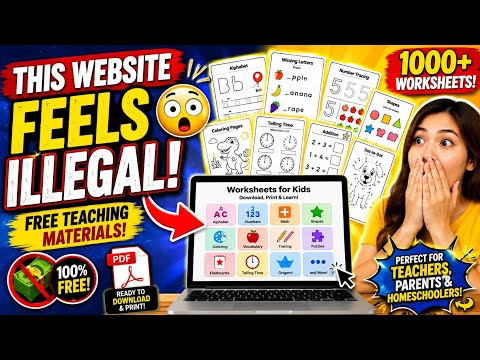 Best Free Worksheet Website for Teachers and Parents (1000+ Printable PDFs)