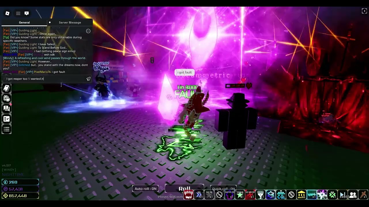 I got a glitched biome in my friend server... and popped... - Roblox Sols rng Halloween