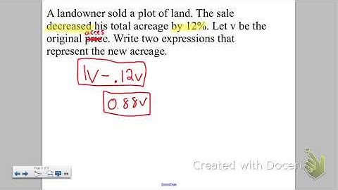 Grade 7 Video 4.8 Analyze equivalent expressions